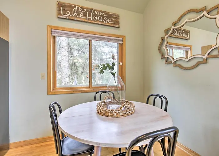 Cozy Dam Lake Escape W/ Dock, Yard & Water Access!